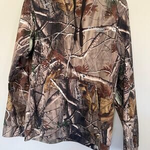 Columbia PFG Realtree Camo Lightweight Hoodie Size Small